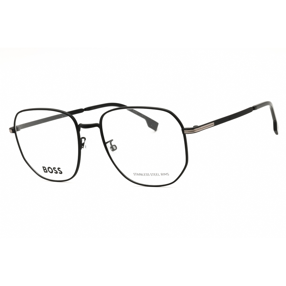 NWT Hugo Boss BOSS 1672/F-0003 00 Black Oval 56mm Eyeglasses